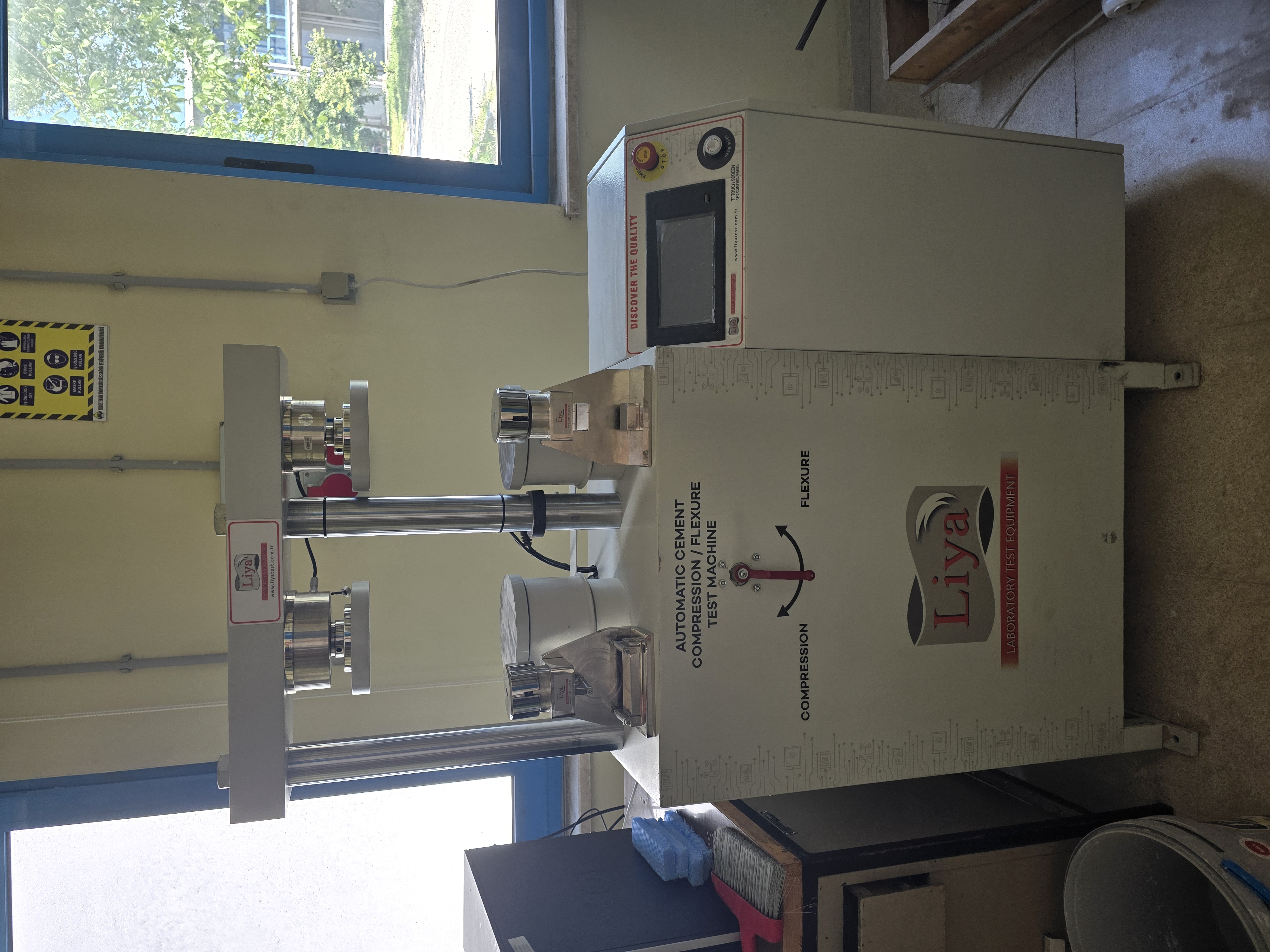 OTOMATİK ÇİMENTO BASMA / EĞİLME TEST CİHAZI-Fotoğraf